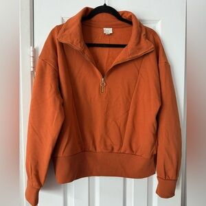 EUC A new day 1/4 zip sweater